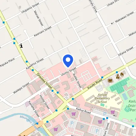Map showing the location of Prometric in Kailua