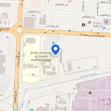 Map showing the location of AAU IELTS Test Centre in Al Qimi