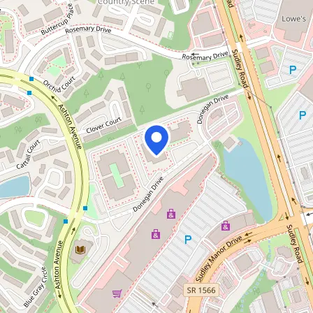 Map showing the location of Astar Education Institute Test Center in Manassas