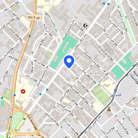 Map showing the location of Prometric Test Center in Tunis