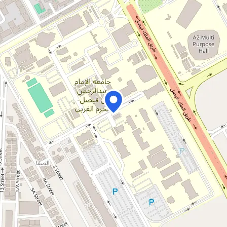 Map showing the location of IDP Education Dammam in Dhahran