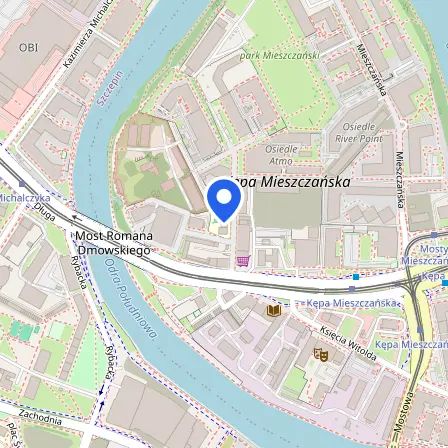 Map showing the location of Fundacja British Council Wroclaw in Wrocław