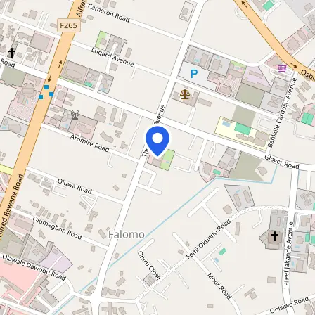 Map showing the location of British Council in Falomo