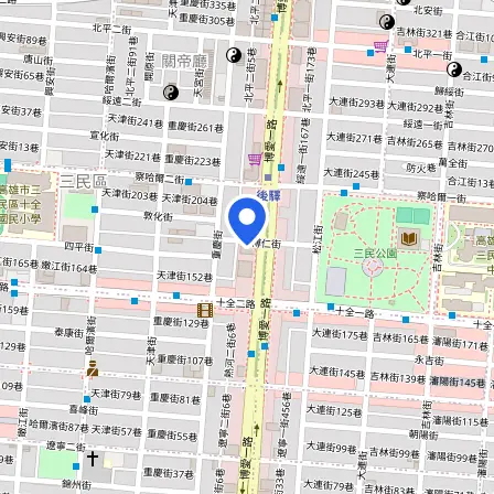 Map showing the location of IDP Kaohsiung Office in Kaohsiung