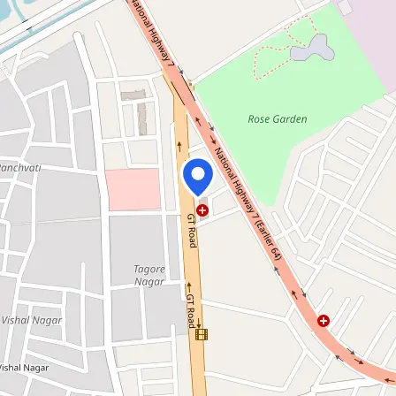 Map showing the location of IELTS Test Centre Bathinda in Bathinda