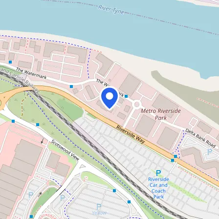 Map showing the location of VITSPRO- Global Exams Delivery Services in Gateshead