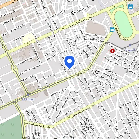 Map showing the location of Prometric Test Center in Alexandria