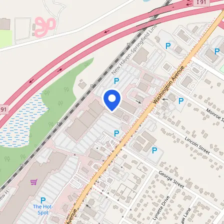 Map showing the location of Prometric Testing Center in North Haven