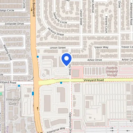 Map showing the location of Roseville Testing Center in Roseville