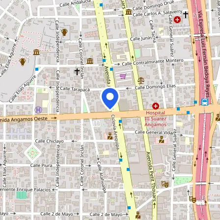 Map showing the location of Prometric Test Center in Lima