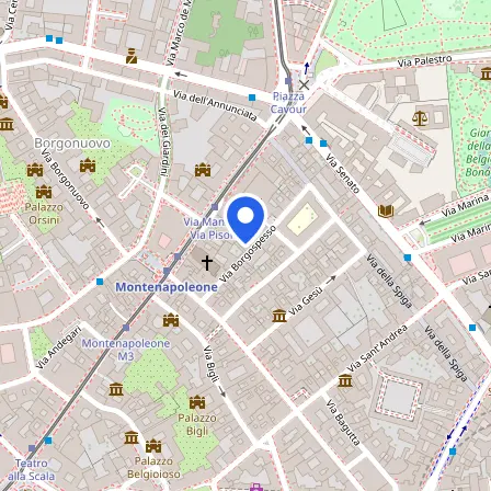 Map showing the location of British Council - Sede di esame IELTS, Milano in Milan