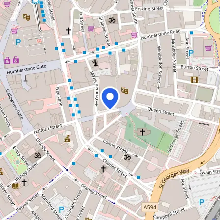 Map showing the location of Pearson Professional Centres - UK Leicester in Leicester