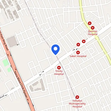 Map showing the location of IELTS Test Centre Rajkot in Rajkot
