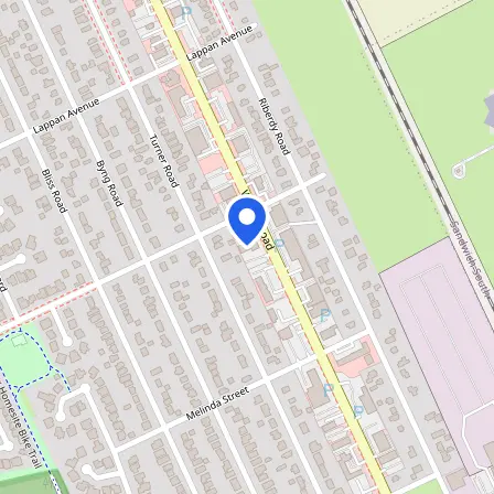 Map showing the location of BITTS Windsor IELTS Test Centre in Windsor