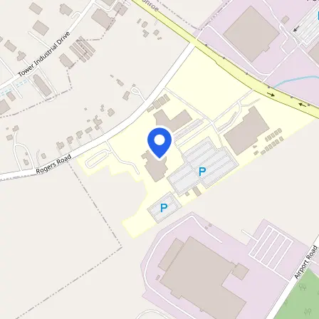 Map showing the location of SPCC Testing Center in Monroe
