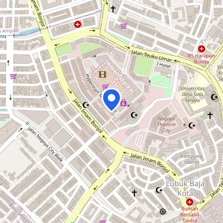 Map showing the location of IELTS Test Centre - Central International Education in Batam