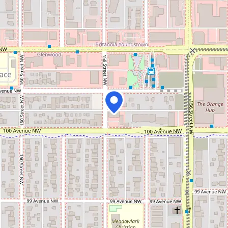 Map showing the location of RupIELTS Institute IELTS Test Venue in Edmonton