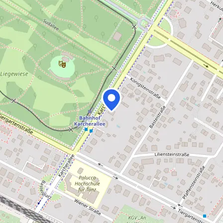 Map showing the location of inlingua Dresden GmbH & Co. in Dresden