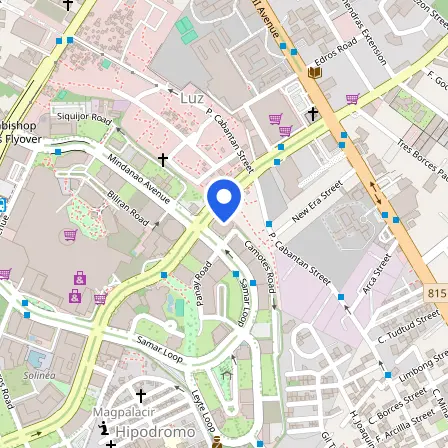 Map showing the location of IDP IELTS Test Center - Cebu in Cebu City