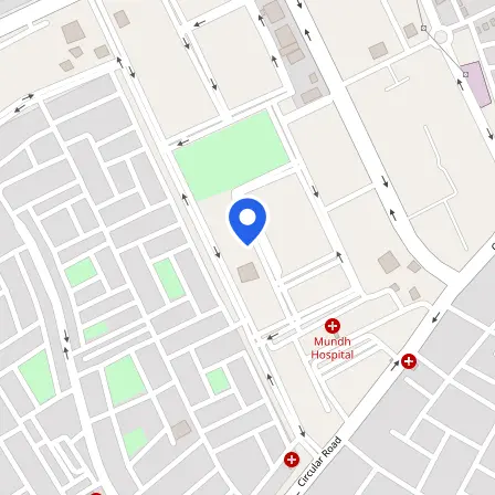 Map showing the location of IELTS Test Centre Amritsar in Amritsar
