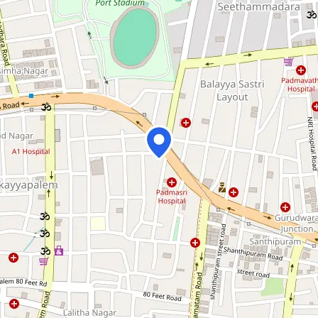 Map showing the location of IELTS Test Centre Visakhapatnam in Visakhapatnam