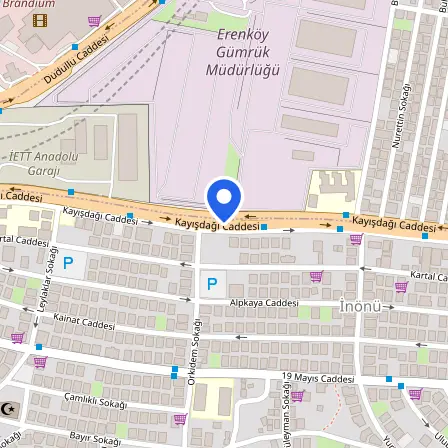 Map showing the location of ITPROWORK Bilişim Çözümleri A.Ş. in Ataşehir