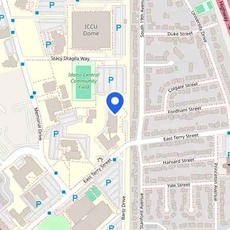 Map showing the location of Prometric Test Center in Pocatello