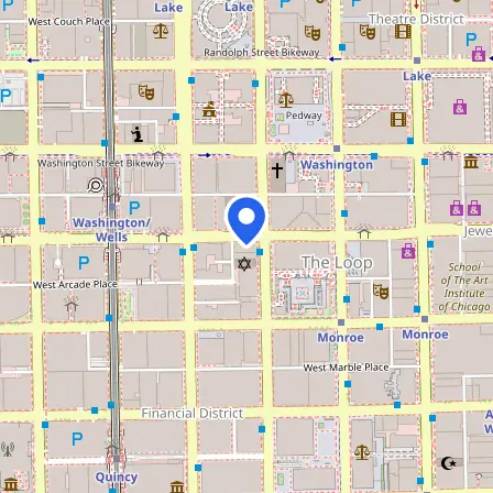 Map showing the location of BITTS Testing Services Chicago in Chicago