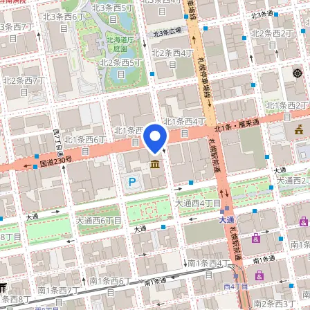 Map showing the location of IDP IELTS Sapporo Test Venue in Sapporo