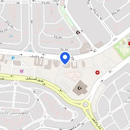 Map showing the location of IDP Education & IELTS Testing-Sheikh Zayed in Ash-Shaykh Zayid
