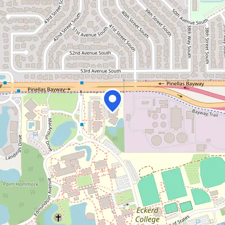 Map showing the location of ELS Language Center - St. Petersburg in Saint Petersburg