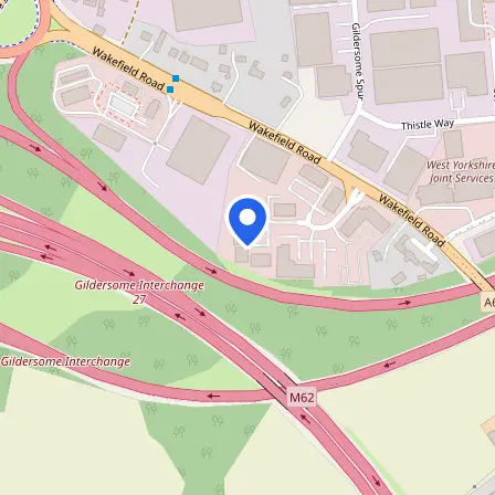 Map showing the location of VITSPRO - Leeds Exam Centre in Leeds