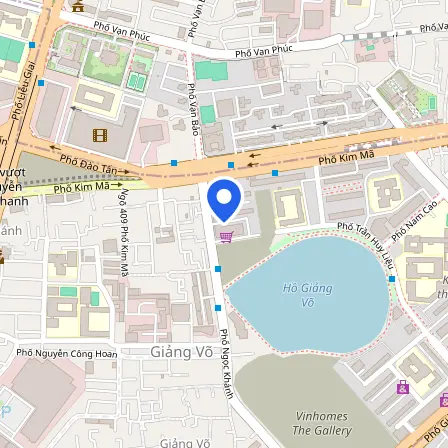 Map showing the location of IDP IELTS - Hà Nội Ngọc Khánh in Hanoi