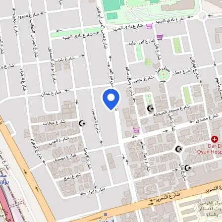 Map showing the location of Amideast in Giza