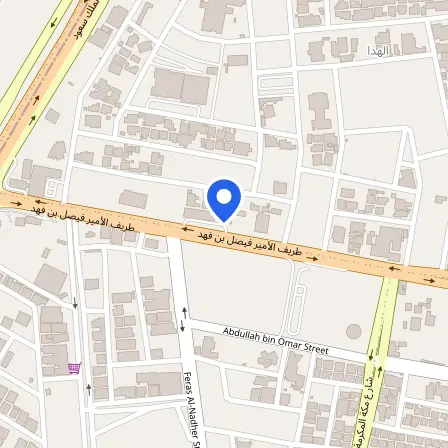 Map showing the location of Saudi British Centre Khobar in Khobar