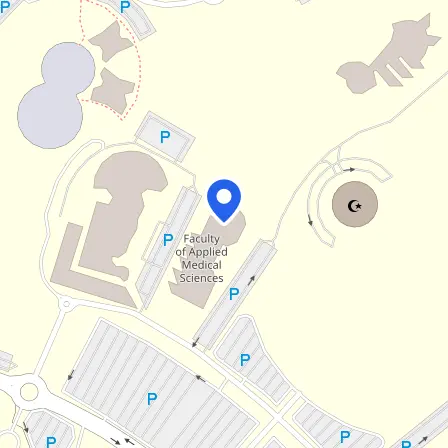 Map showing the location of TOEFL IBT Test Center in Tabuk