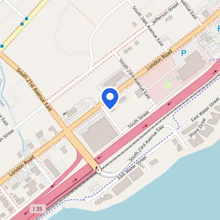 Map showing the location of Prometric in Duluth