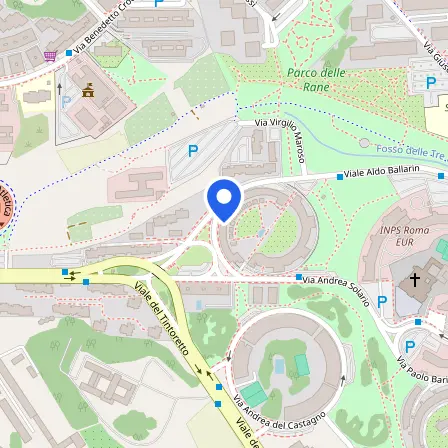Map showing the location of RTS Testing and Language Service SRL in Rome