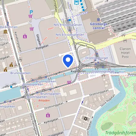 Map showing the location of CertyHub in Gothenburg