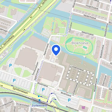 Map showing the location of Global Knowledge in Nieuwegein
