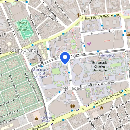 Map showing the location of ITTS (Alliaform) in Bordeaux