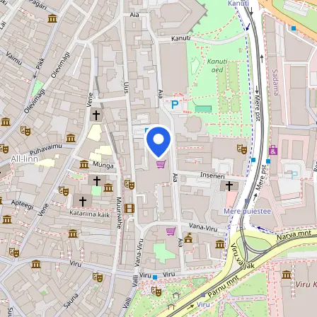 Map showing the location of BCS Koolitus AS in Tallinn
