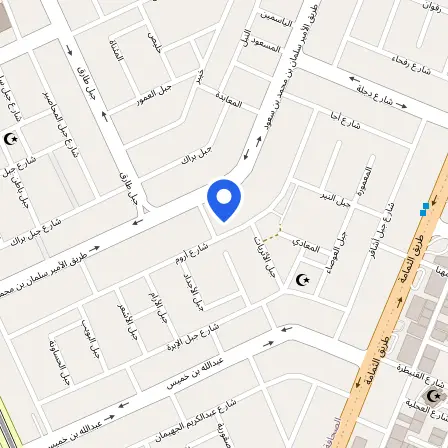 Map showing the location of Vinsys Arabia IT Company in Riyadh