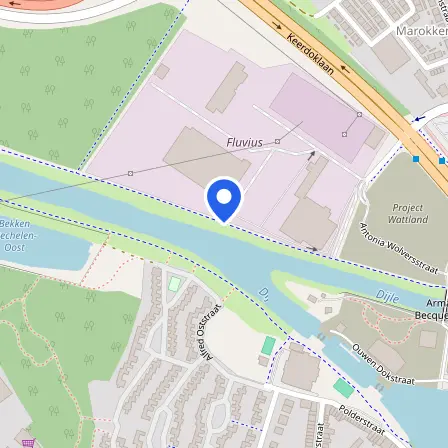 Map showing the location of Global Knowledge - Mechelen in Mechelen